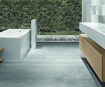 Corian Waschbecken Bad und Raum