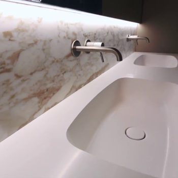 Corian Waschbecken Bad und Raum